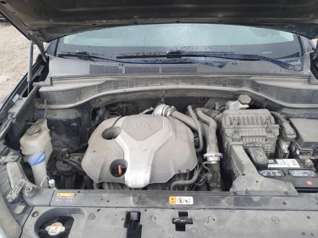 5XYZU3LA0DG087187 - 2013 HYUNDAI SANTA FE S BLACK photo 12