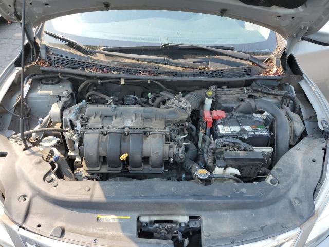 3N1AB7AP7DL736612 - 2013 NISSAN SENTRA S SILVER photo 11