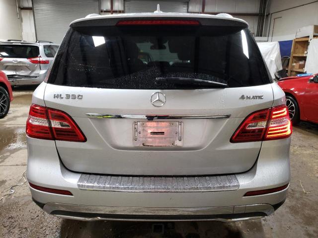 4JGDA5HB1DA230532 - 2013 MERCEDES-BENZ ML 350 4MATIC SILVER photo 6