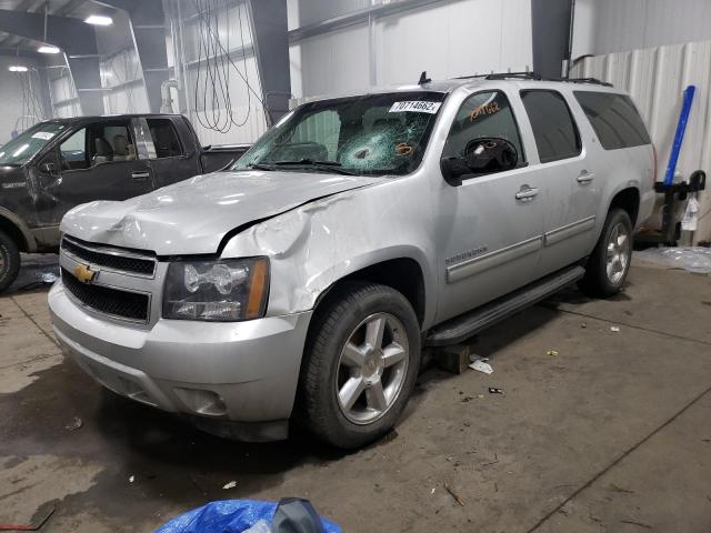 1GNSKJE77ER172857 - 2014 CHEVROLET SUBURBAN K1500 LT SILVER photo 1