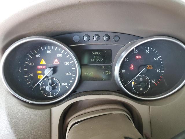 4JGBB75E96A131443 - 2006 MERCEDES-BENZ ML 500 WHITE photo 9