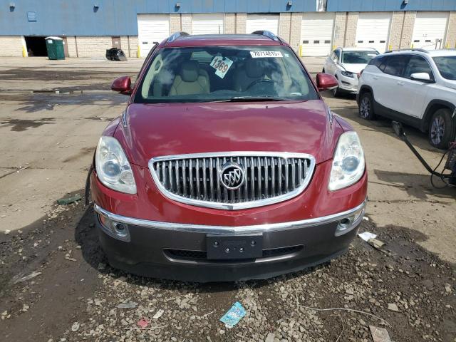 5GALRBED1AJ198224 - 2010 BUICK ENCLAVE CXL წითელი ფოტო 5
