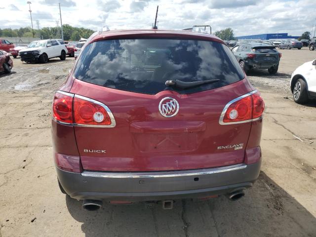 5GALRBED1AJ198224 - 2010 BUICK ENCLAVE CXL წითელი ფოტო 6