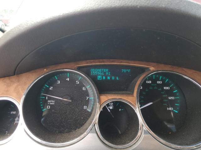 5GALRBED1AJ198224 - 2010 BUICK ENCLAVE CXL წითელი ფოტო 9