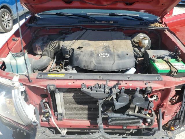 5TETU4GN8AZ693170 - 2010 TOYOTA TACOMA PRERUNNER ACCESS CAB BURGUNDY photo 11