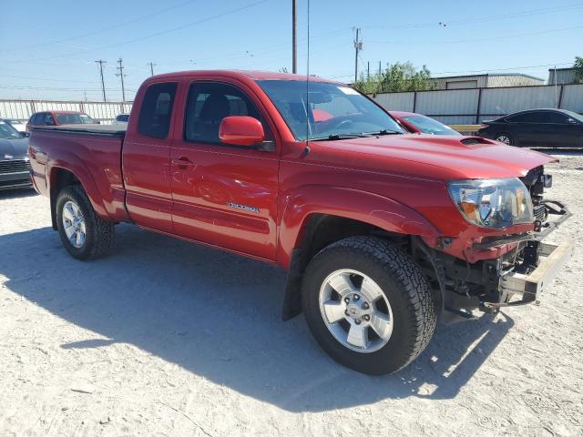 5TETU4GN8AZ693170 - 2010 TOYOTA TACOMA PRERUNNER ACCESS CAB BURGUNDY photo 4