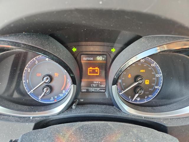 5YFBURHE5GP511625 - 2016 TOYOTA COROLLA L BLACK photo 9