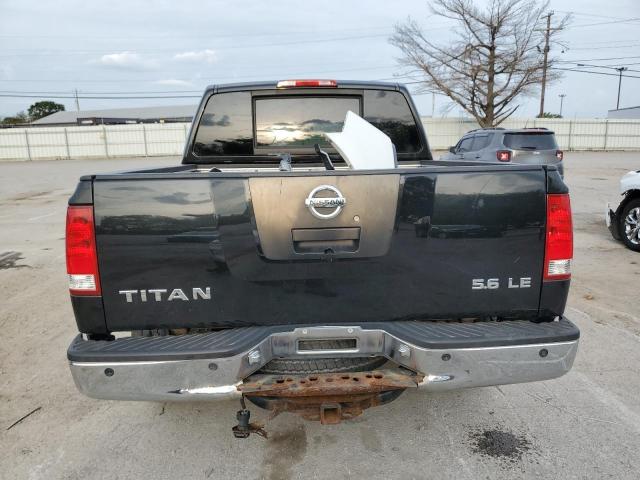 1N6BA07A96N520694 - 2006 NISSAN TITAN XE BLACK photo 6