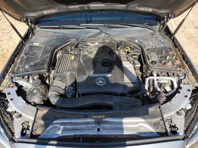 55SWF4KBXGU121501 - 2016 MERCEDES-BENZ C 300 4MATIC GRAY photo 11