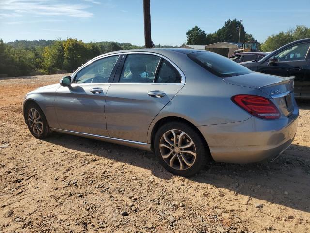 55SWF4KBXGU121501 - 2016 MERCEDES-BENZ C 300 4MATIC GRAY photo 2