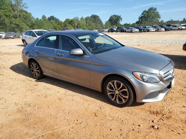 55SWF4KBXGU121501 - 2016 MERCEDES-BENZ C 300 4MATIC GRAY photo 4