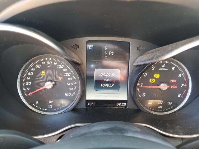 55SWF4KBXGU121501 - 2016 MERCEDES-BENZ C 300 4MATIC GRAY photo 9