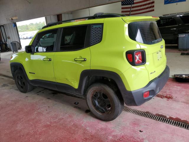 ZACNJBABXKPJ77678 - 2019 JEEP RENEGADE SPORT Жасыл фото 2