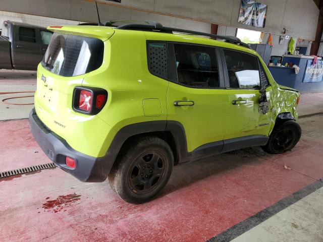 ZACNJBABXKPJ77678 - 2019 JEEP RENEGADE SPORT Жасыл фото 3