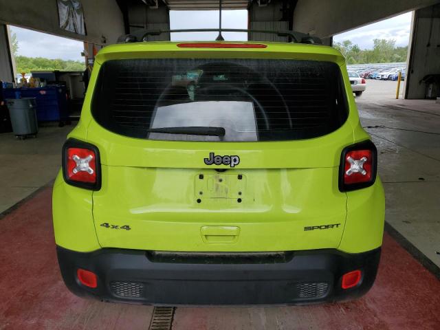 ZACNJBABXKPJ77678 - 2019 JEEP RENEGADE SPORT Жасыл фото 6