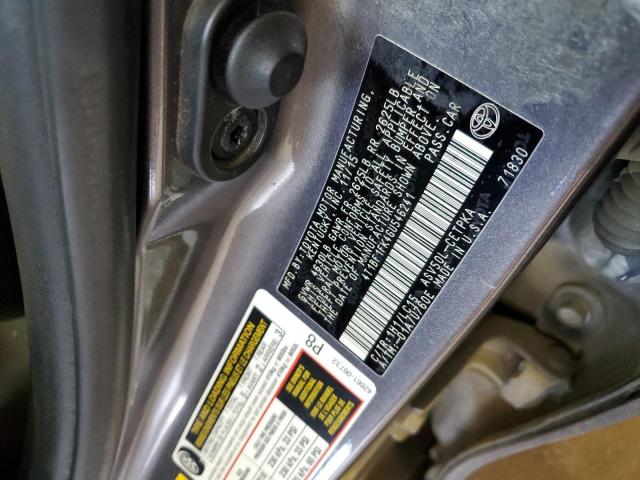 4T1BF1FK4GU546241 - 2016 TOYOTA CAMRY LE GRAY photo 12