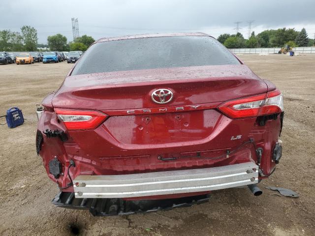 4T1B11HK4JU516840 - 2018 TOYOTA CAMRY L 勃艮第红 照片 6