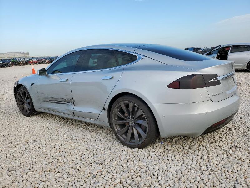 5YJSA1E25HF193295 - 2017 TESLA MODEL S SILVER photo 2