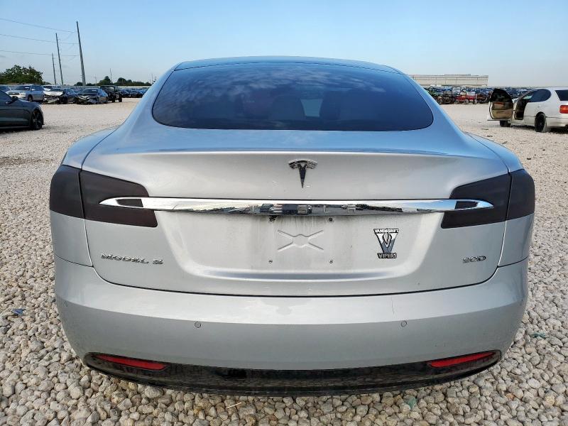 5YJSA1E25HF193295 - 2017 TESLA MODEL S SILVER photo 6