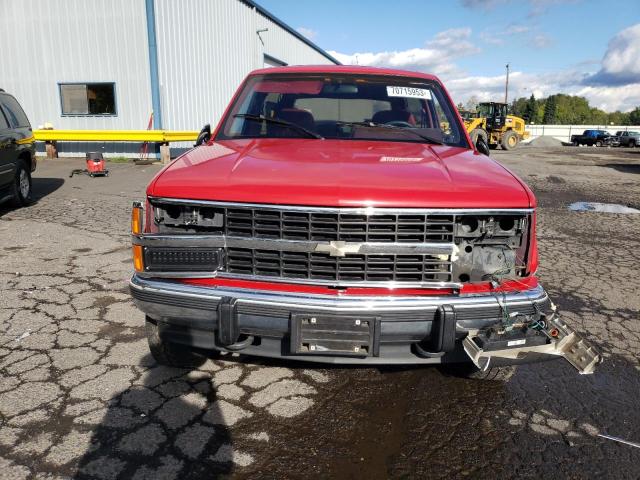 1GNEK18K2NJ358558 - 1992 CHEVROLET BLAZER K1500 RED photo 5