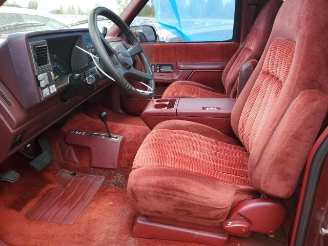 1GNEK18K2NJ358558 - 1992 CHEVROLET BLAZER K1500 RED photo 7