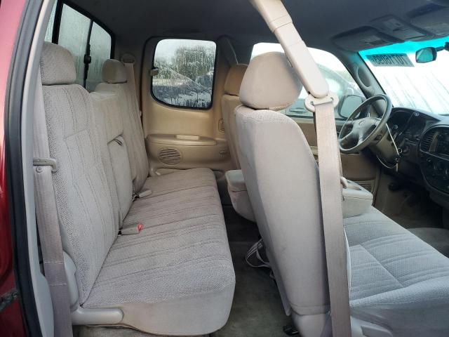 5TBRT34101S212441 - 2001 TOYOTA TUNDRA ACCESS CAB 勃艮第红 照片 10