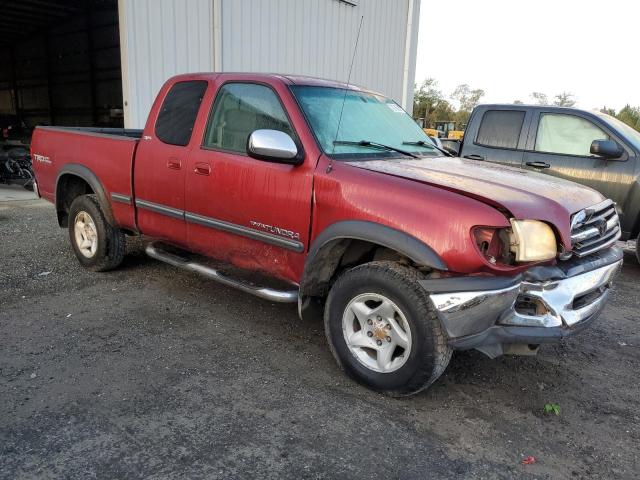 5TBRT34101S212441 - 2001 TOYOTA TUNDRA ACCESS CAB 勃艮第红 照片 4