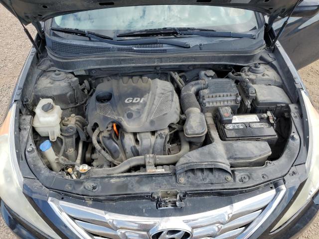 5NPEC4AC2DH664712 - 2013 HYUNDAI SONATA SE BLACK photo 11