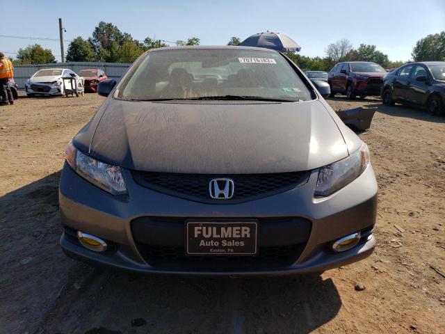 2HGFG3B53CH516144 - 2012 HONDA CIVIC LX GRAY photo 5