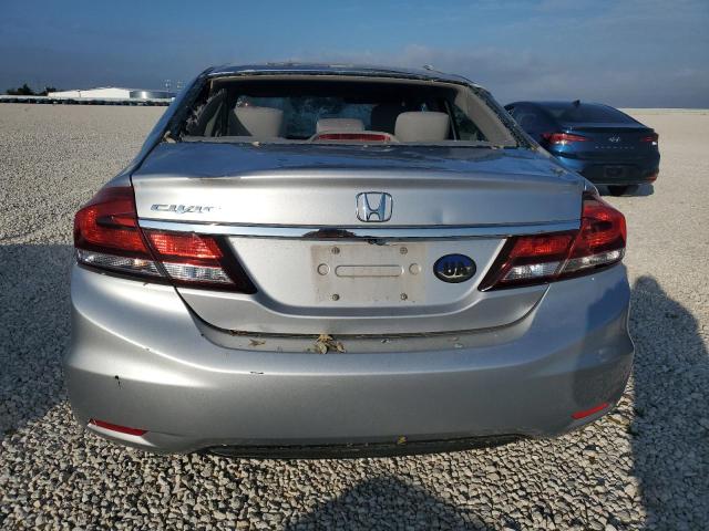 19XFB2F50EE026082 - 2014 HONDA CIVIC LX SILVER photo 6