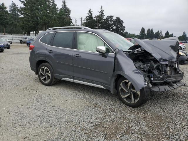 JF2SKARC0NH529366 - 2022 SUBARU FORESTER TOURING GRAY photo 4