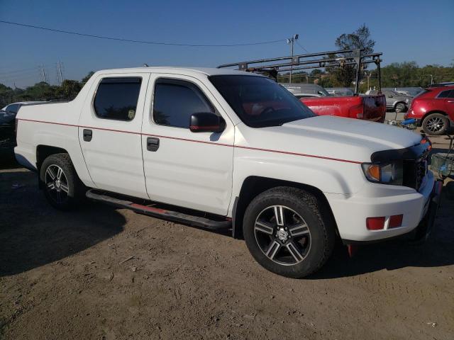 5FPYK1F72EB010181 - 2014 HONDA RIDGELINE SPORT WHITE photo 4