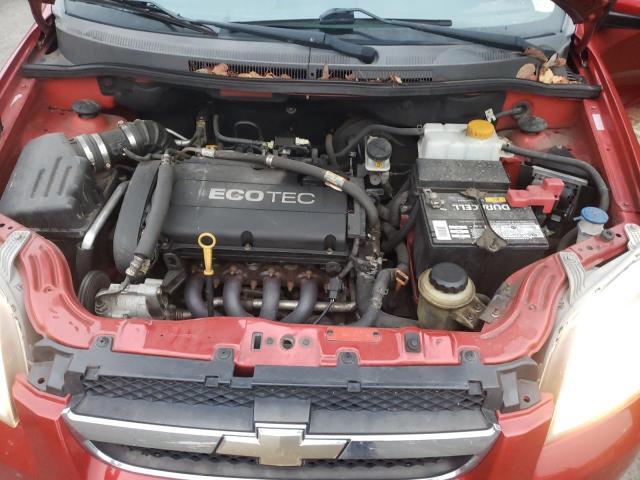 KL1TD5DE3BB162921 - 2011 CHEVROLET AVEO LS 红色 照片 11