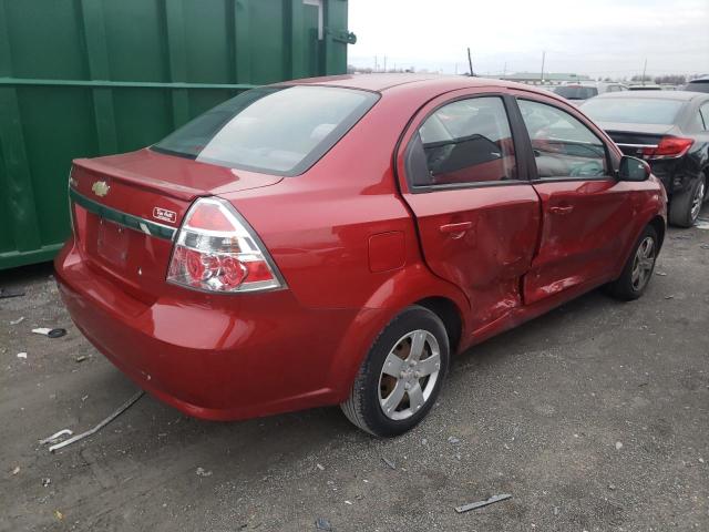 KL1TD5DE3BB162921 - 2011 CHEVROLET AVEO LS 红色 照片 3
