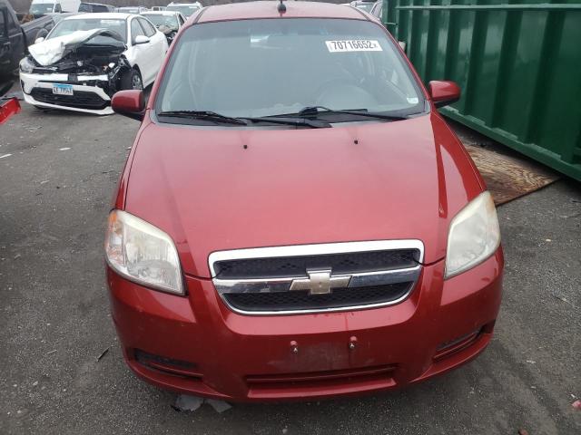 KL1TD5DE3BB162921 - 2011 CHEVROLET AVEO LS 红色 照片 5