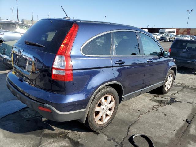 JHLRE38757C015729 - 2007 HONDA CR-V EXL BLUE photo 3