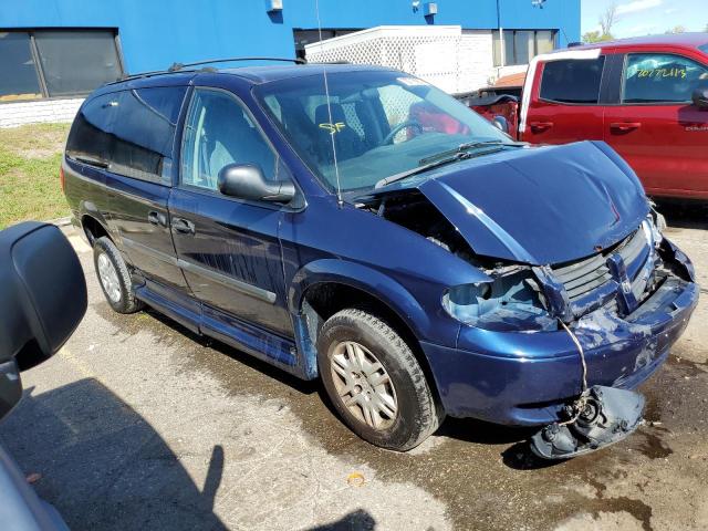 1D4GP24RX5B189236 - 2005 DODGE GRAND CARA SE BLUE photo 4