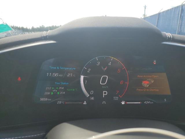 1G1YA2D43S5105705 - 2025 CHEVROLET CORVETTE STINGRAY 1LT BLACK photo 9