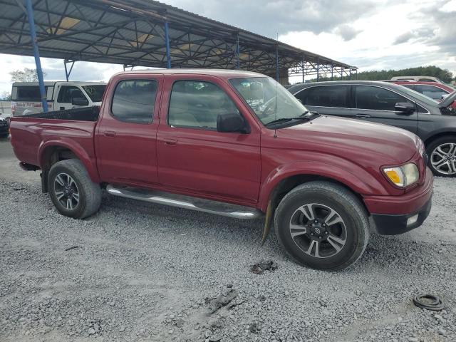 5TEGN92N94Z460065 - 2004 TOYOTA TACOMA DOUBLE CAB PRERUNNER BURGUNDY photo 4