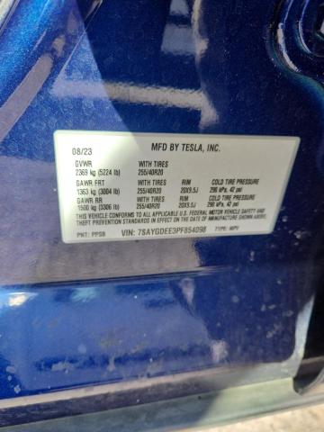 7SAYGDEE3PF854098 - 2023 TESLA MODEL Y 蓝色 照片 12