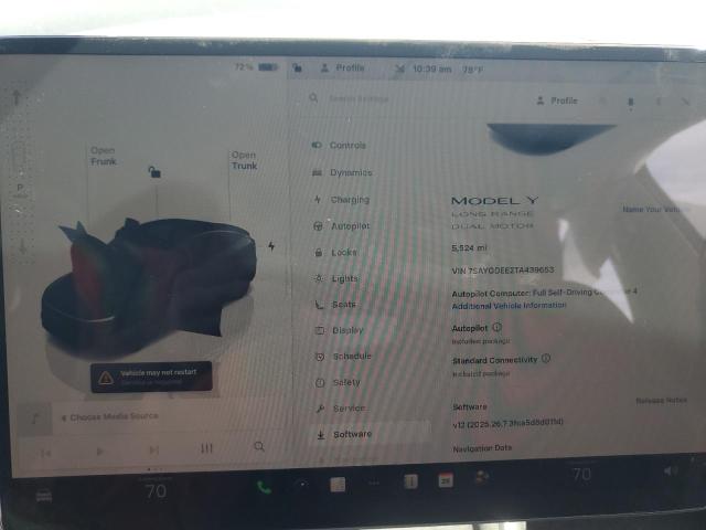 7SAYGDEE2TA439653 - 2026 TESLA MODEL Y BLACK photo 9