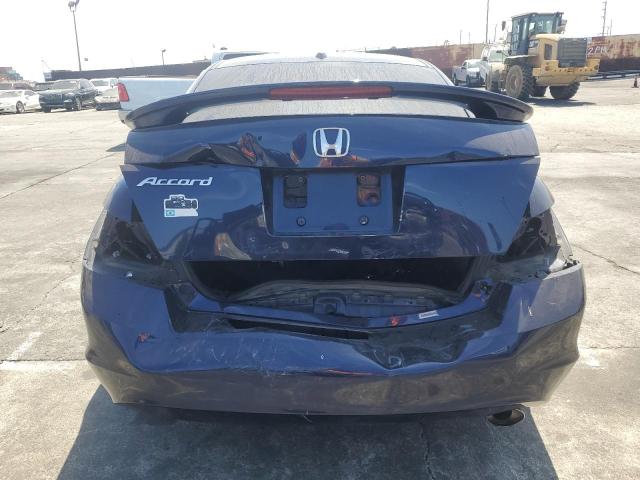 JHMCP26878C070878 - 2008 HONDA ACCORD EXL BLUE photo 6