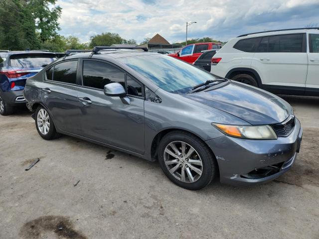 2HGFB2F98CH528375 - 2012 HONDA CIVIC EXL GRAY photo 4