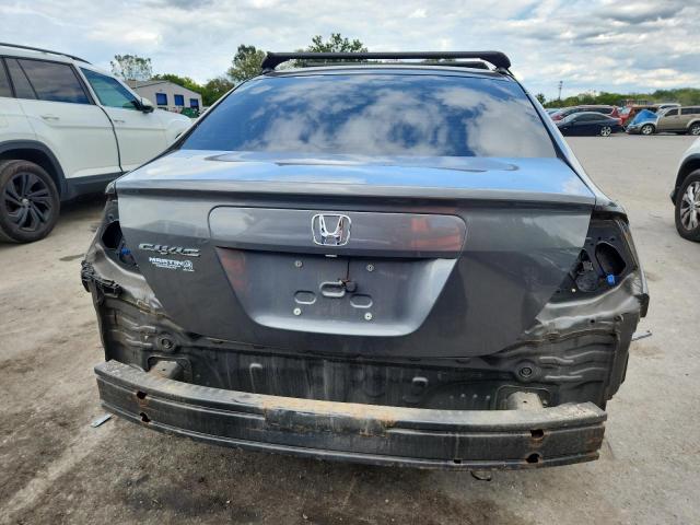 2HGFB2F98CH528375 - 2012 HONDA CIVIC EXL GRAY photo 6