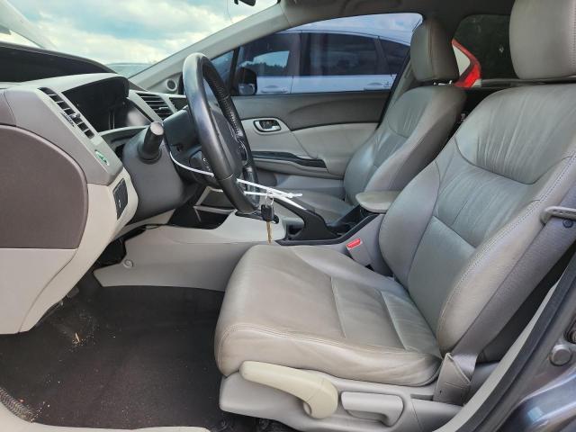 2HGFB2F98CH528375 - 2012 HONDA CIVIC EXL GRAY photo 7