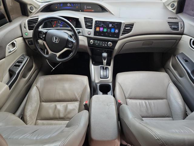 2HGFB2F98CH528375 - 2012 HONDA CIVIC EXL GRAY photo 8