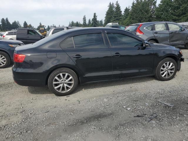 3VWDZ7AJ1BM343694 - 2011 VOLKSWAGEN JETTA SE BLACK photo 3