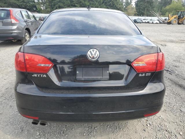 3VWDZ7AJ1BM343694 - 2011 VOLKSWAGEN JETTA SE BLACK photo 6
