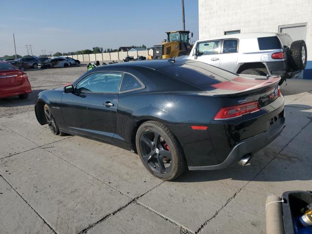 2G1FD1E36F9249904 - 2015 CHEVROLET CAMARO LT BLACK photo 2