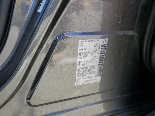 5N1DR2MN7JC676370 - 2018 NISSAN PATHFINDER S Grafit fotoğraf 12